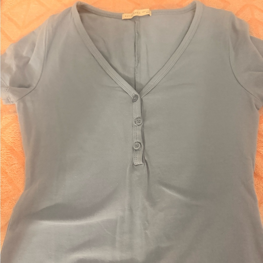 Active Basic Sky Blue Romper - image 3